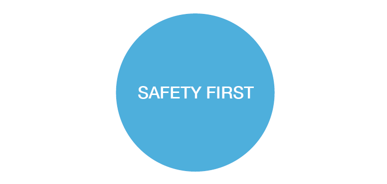 Grafik Safety first